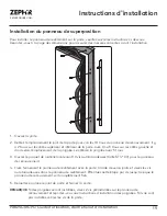 Preview for 57 page of Zephyr Presrv PRB24C01CPG Use, Care And Installation Manual