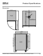 Предварительный просмотр 15 страницы Zephyr Presrv PRKB24C01AG Use, Care And Installation Manual