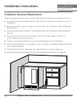 Предварительный просмотр 16 страницы Zephyr Presrv PRKB24C01AG Use, Care And Installation Manual