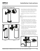 Предварительный просмотр 19 страницы Zephyr Presrv PRKB24C01AG Use, Care And Installation Manual