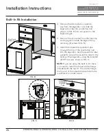 Предварительный просмотр 26 страницы Zephyr Presrv PRKB24C01AG Use, Care And Installation Manual