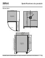 Предварительный просмотр 63 страницы Zephyr Presrv PRKB24C01AG Use, Care And Installation Manual