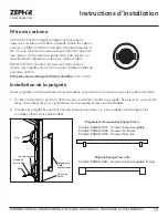 Предварительный просмотр 65 страницы Zephyr Presrv PRKB24C01AG Use, Care And Installation Manual