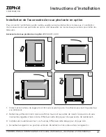 Предварительный просмотр 79 страницы Zephyr Presrv PRKB24C01AG Use, Care And Installation Manual