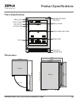 Preview for 15 page of Zephyr Presrv PRPB24C01AG Use, Care And Installation Manual