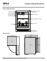 Preview for 15 page of Zephyr Presrv PRPB24C01B Use, Care And Installation Manual