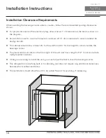 Preview for 16 page of Zephyr Presrv PRPB24C01B Use, Care And Installation Manual