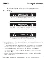 Preview for 5 page of Zephyr Presrv PRRD24C1AS Use, Care And Installation Manual