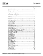 Preview for 3 page of Zephyr Presrv PRW24C01CG Use, Care And Installation Manual