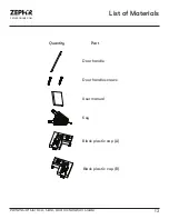 Preview for 13 page of Zephyr Presrv PRW24C01CG Use, Care And Installation Manual