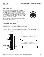 Предварительный просмотр 47 страницы Zephyr Presrv PRW24C02CBSG Use, Care And Installation Manual