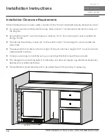 Предварительный просмотр 16 страницы Zephyr Presrv PRW24C02CG Use, Care And Installation Manual