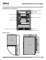 Предварительный просмотр 45 страницы Zephyr Presrv PRW24C02CG Use, Care And Installation Manual