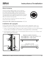 Предварительный просмотр 47 страницы Zephyr Presrv PRW24C02CG Use, Care And Installation Manual