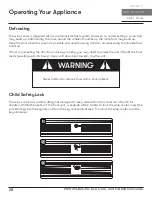 Предварительный просмотр 28 страницы Zephyr Presrv PRW24C02CPG Use, Care And Installation Manual