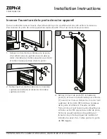 Предварительный просмотр 55 страницы Zephyr Presrv PRW24C02CPG Use, Care And Installation Manual