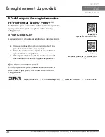 Предварительный просмотр 68 страницы Zephyr Presrv PRW24C02CPG Use, Care And Installation Manual