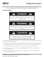 Preview for 5 page of Zephyr Presrv PRW24F01CG Use, Care And Installation Manual