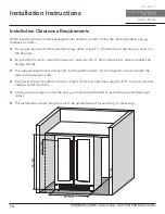 Предварительный просмотр 16 страницы Zephyr Presrv PRWB24C32BG Use, Care And Installation Manual