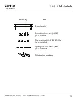 Предварительный просмотр 13 страницы Zephyr Presrv PRWB24C32CG Use, Care And Installation Manual