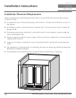 Предварительный просмотр 16 страницы Zephyr Presrv PRWB24C32CG Use, Care And Installation Manual