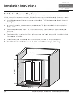 Предварительный просмотр 16 страницы Zephyr Presrv Use, Care And Installation Manual