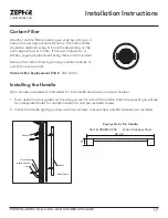 Предварительный просмотр 17 страницы Zephyr Presrv Use, Care And Installation Manual