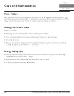 Preview for 24 page of Zephyr PRPW24C02AG Use, Care And Installation Manual