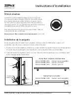 Предварительный просмотр 47 страницы Zephyr PRW15C01BG Use, Care And Installation Manual