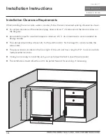 Preview for 16 page of Zephyr PRW24C01BG Use, Care And Installation Manual