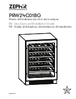 Preview for 31 page of Zephyr PRW24C01BG Use, Care And Installation Manual