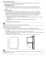 Предварительный просмотр 9 страницы Zephyr PRW24C02ABSG Use, Care And Installation Manual