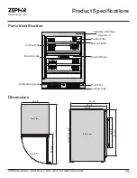 Предварительный просмотр 15 страницы Zephyr PRW24C02AG-ADA Use, Care And Installation Manual