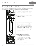 Предварительный просмотр 18 страницы Zephyr PRW24C02AG-ADA Use, Care And Installation Manual