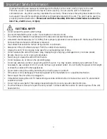 Preview for 2 page of Zephyr PRW24C02AG Use, Care And Installation Manual