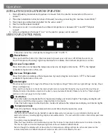 Preview for 13 page of Zephyr PRW24C02AG Use, Care And Installation Manual