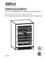 Предварительный просмотр 35 страницы Zephyr PRW24C02BPG Use, Care And Installation Manual