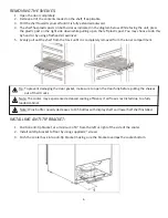 Предварительный просмотр 11 страницы Zephyr PRW24F01AG Use, Care And Installation Manual