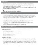 Preview for 14 page of Zephyr PRWB24C32AG Use, Care And Installation Manual