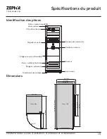 Preview for 45 page of Zephyr PRWB24F02AG Use, Care And Installation Manual