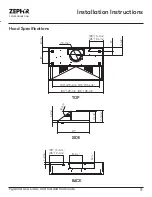 Предварительный просмотр 11 страницы Zephyr Pyramid Use, Care And Installation Manual