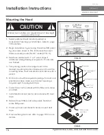 Предварительный просмотр 14 страницы Zephyr Pyramid Use, Care And Installation Manual