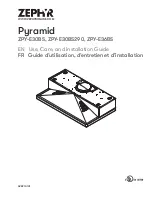 Предварительный просмотр 25 страницы Zephyr Pyramid Use, Care And Installation Manual