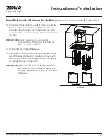 Preview for 51 page of Zephyr Roma Groove ZRG-E30BS Use, Care And Installation Manual