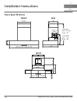 Preview for 12 page of Zephyr Roma Pro ZRP-E36BS Use, Care And Installation Manual