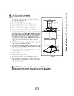 Предварительный просмотр 11 страницы Zephyr Siena ZSI-E30AS-ES Use, Care And Installation Manual