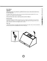 Предварительный просмотр 11 страницы Zephyr Tempest II AK7500ASX User, Care, And Installation Manual