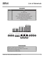 Предварительный просмотр 7 страницы Zephyr Tidal I Use, Care And Installation Manual