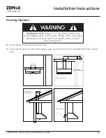 Предварительный просмотр 11 страницы Zephyr Tidal I Use, Care And Installation Manual