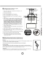 Предварительный просмотр 11 страницы Zephyr Titan AK7636AS Use, Care And Installation Manual